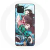 Image de Coque pour Samsung Galaxy A03 Tanjiro et Nezuko Demon Slayer Kimetsu no Yaiba Anime