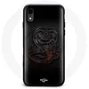 Image de Coque pour Iphone X - Cobra Kai - Logo Affiche - Silicone Noir - Souple - Mixte noir