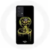 Image de Coque - MANIACASE - Samsung Galaxy A13 4G - Logo Cobra Kai - Silicone Souple - Noir Jaune noir