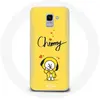 Image de Coque pour Samsung Galaxy A6 2018 BTS Bangtan Garçons BT21 Chimmy Jimin Fond Jaune