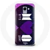 Image de Coque pour Samsung Galaxy A6 2018 Bangtan Sonyeondan Logo BTS Et Logo ARMY I Purple You