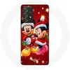 Image de Coque de protection - Maniacase - Samsung Galaxy A33 5G - Mickey Mouse et Minnie Mouse - Noël - Souple