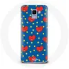 Image de Coque pour Samsung Galaxy A8 2018 BTS Bangtan Garçons BT21 TATA de V Fond Bleu