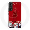 Image de Coque pour Samsung Galaxy S21 FE BTS Bangtan Garçons Fond Rouge Cadeau de Noël 2023