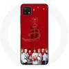 Image de Coque pour Samsung Galaxy A22 5G BTS Bangtan Garçons Fond Rouge Cadeau de Noël 2023