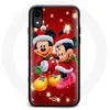 Image de Coque - Maniacase - Iphone X - Mickey Mouse et Minnie Mouse - Souple - Noir noir