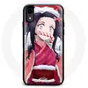 Image de Coque pour Iphone X - Maniacase - Anime Demon Slayer Kamado Nezuko - Souple - Noir - Mixte