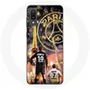 Image de Coque pour Samsung Galaxy A02 PSG Neymar et Mbappé Joyeux noël