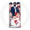 Image de Coque pour Samsung Galaxy A6 2018 BTS Affiche Memebers Cadeau de Noël 2023