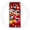 Image de Coque pour Samsung Galaxy A8 2018 Mickey Mouse et Minnie Mouse le jour de Noël