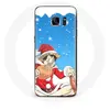 Image de Coque pour Samsung Galaxy S6 Anime One Piece Luffy Le jour de Noël 2023