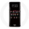 Image de Coque de Protection - Stranger Things - Samsung Galaxy S8 Plus - Noir - Plastique - Cinéma