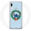 Image de Coque pour Samsung Galaxy A20 Stitch neige joyeux Noël bleu