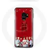 Image de Coque pour Samsung Galaxy S9 Plus BTS Bangtan Garçons Fond Rouge Cadeau de Noël 2023