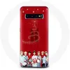 Image de Coque pour Samsung Galaxy S10 BTS Bangtan Garçons Fond Rouge Cadeau de Noël 2023