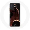 Image de Coque - Squid Game - Samsung Galaxy A32 5G - Souple - Rouge - Motif Soldat Rouge avec Masque Triangle rouge
