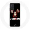 Image de Coque - MANIACASE - Samsung Galaxy A32 5G - Masque et Logo - Souple - Blanc