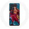Image de Coque - Maniacase - Samsung Galaxy A32 5G - Luffy Gear 5 - Silicone - Souple noir