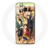 Image de Coque Maniacase pour pour Samsung Galaxy S7 Edge One Piece Luffy Affiche Equipages Manga Anime noir