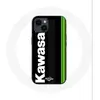 Image de Coque pour Iphone 14 - Kawasaki - Logo - Souple - Noir - Mixte