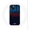 Image de Coque - Maniacase - Iphone 14 Plus - Souple - Noir - Stranger Things logo saison 2