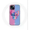 Image de Coque - Maniacase - Iphone 14 Plus - Stitch et Angel - Souple - Noir/Bleu/Rose rose