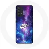 Image de Coque - Maniacase - Samsung Galaxy A13 4G - Nike Logo Blanc - Silicone - Souple noir