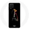 Image de Coque - Maniacase - Samsung Galaxy A12 - One Piece Manga Anime Luffy - Noir - Souple noir