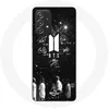 Image de Coque - Maniacase - Samsung Galaxy A52 - BTS Signature Members - Souple - Noir