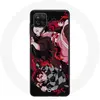 Image de Coque - Maniacase - Samsung Galaxy A12 - Souple - Noir - Demon Slayer Tanjiro Nezuko