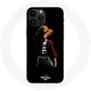 Image de Coque - Maniacase - Iphone 14 Pro Max - One Piece Manga Anime Luffy - Noir - Souple noir