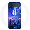 Image de Coque - Samsung - Galaxy Z Flip3 - BTS groupe symbol army - Souple - Bleu