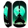 Image de Souris sans fil - MANIACASE - Roronoa Zoro - Noir - Livrée avec nano récepteur - Triple épée pleine lune