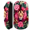 Image de Souris noir sans Fil Tête de lion avec fleurs et feuilles