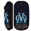 Image de Souris sans fil - Maniacase - OM - Noir - Logo bleu et doré - Nano récepteur USB