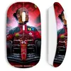 Image de Souris blanc sans Fil Lewis Hamilton Ferrari officiel