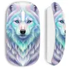 Image de Souris blanc sans Fil Loup blanc reflet violet