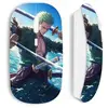 Image de Souris sans fil - Maniacase - One Piece - Roronoa Zoro - Blanche - Nano récepteur USB