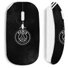 Image de Souris blanc sans Fil psg jordan logo blanc