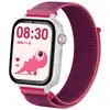 Image de Save Family Savefamily Casing Blanc + Raspberry Fabric Strap Sf-Sw+B.Ctf (40 mm, 4G), Montre connectée