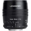 Image de Lensbaby Velvet 85mm f/1.8 Sony E (Sony E, APS-C / DX, Plein format), Objectif, Noir