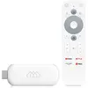 Image de Abcom Stick HD Android TV Mediaplayer Stick Blanc (Full HD, HDMI, WiFi 5GHz, Télécommande vocale) (32 Go, Android 11), Boîtier de diffusion en continu, Blanc