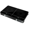 Image de Plaque de cuisson a double induction - SCP 4201GY - 3500 W - 2 foyers - Ecran LCD - Gris