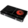 Image de Plaque de cuisson a induction et radiante - SCP 4001BK - 3400 W - 2 foyers - Noir