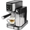 Image de Machine expresso Sencor SES 4910SS - Cappuccino et espresso XL - Écran tactile - 20 bars - Noir/Argent