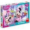 Image de Dino Puzzle Minnie und Daisy 3x55 dlks (55 pièces)