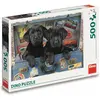 Image de Dino Puzzle Les chiots dans une valise 500 pièces (500 pièces)