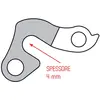 Image de Union Patte De Dérailleur Gh-013 One Size