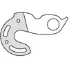Image de Union Patte De Dérailleur Gh-125 One Size