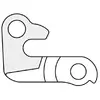 Image de Union Patte De Dérailleur Gh-134 One Size